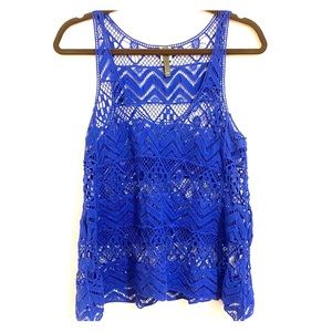 Lacy Blue XCVI Women’s Tank Top